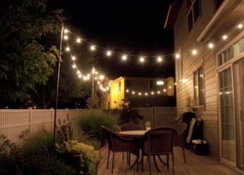 string backyard lights romantic lighting hanging outdoors bedroom bulbs evenings chilly spending lit