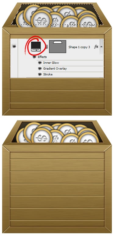 Create A 3d Open Or Filled Wooden Box In Photoshop Designbump