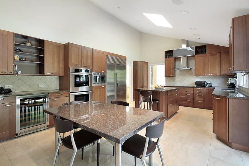 30+ Dreamiest Granite dining table Ideas | Kitchen island ...