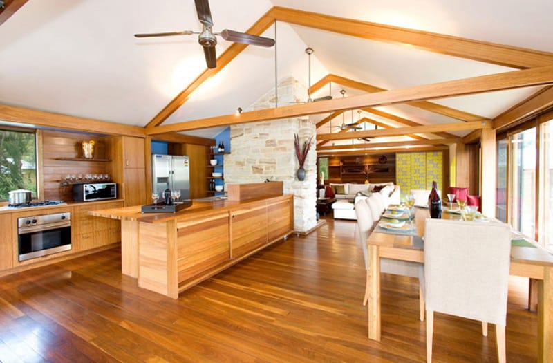 But they do not affect the opinions and recommendations of the authors. 25 Modern Interiors with Exposed Ceiling Beams