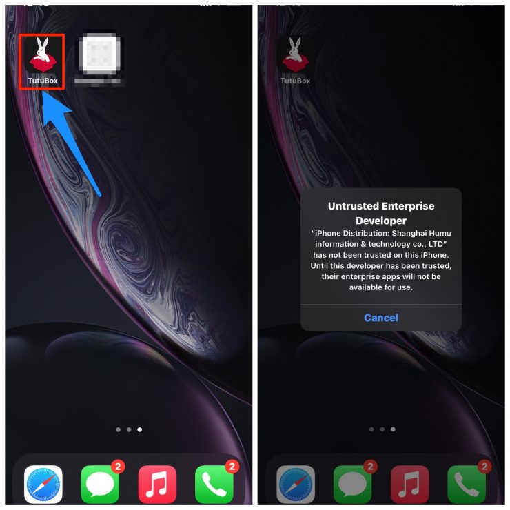 After installing, when you try to open the app, you won't be able to do so. TutuBox for iOS 14 | Official Installation Guide (2021)