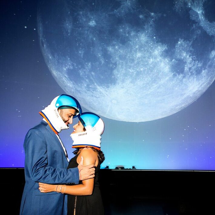 He Proposed to Her in Outer Space