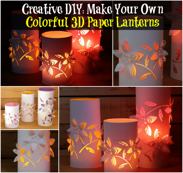 Also, be sure to check out the other 3d freebies available on my . Creative Diy Make Your Own Colorful 3d Paper Lanterns Diy Crafts