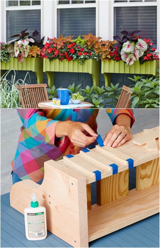 20 Gorgeous Diy Window Flower Box Planters To Beautify Your Home Diy Crafts