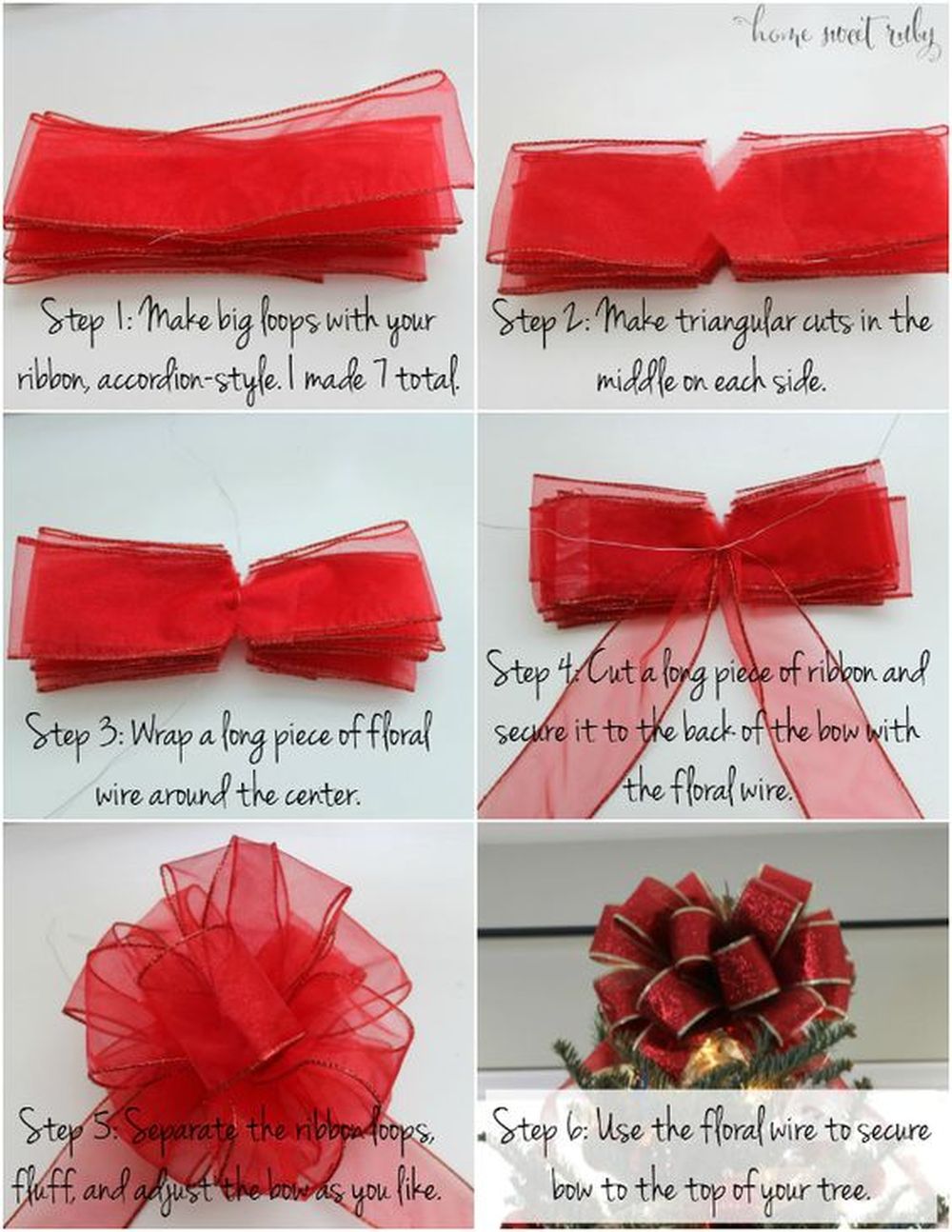 25 diy christmas bows you'll absolutely love