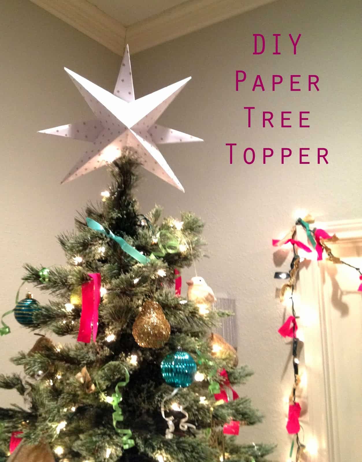 Diy tree topper
