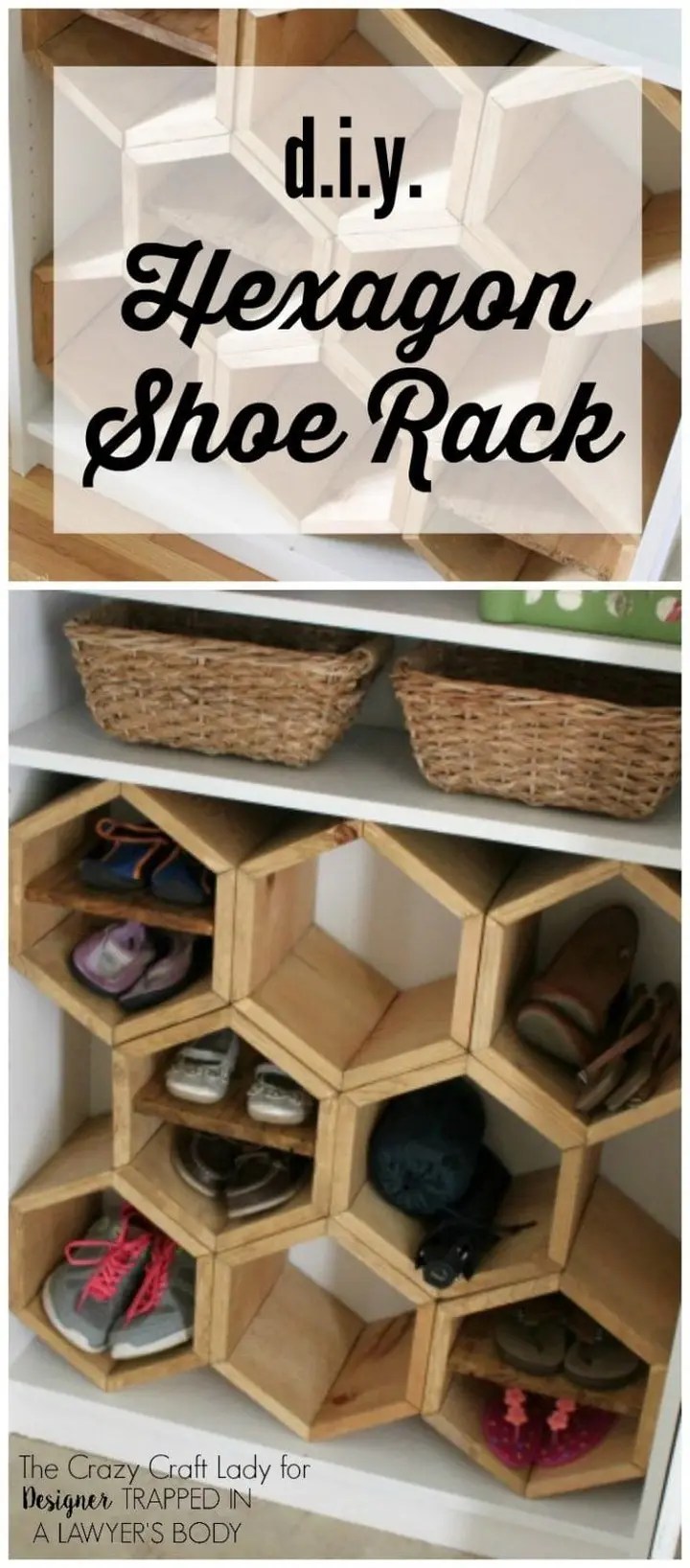 26 diy shoe rack
