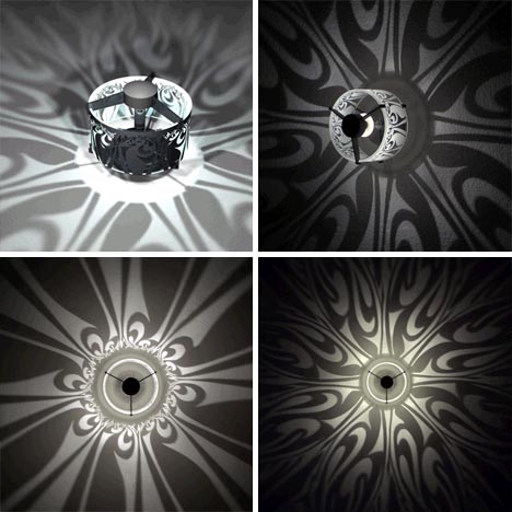 Pattern Light Fixture Designs Cast Stunning Wall Shadows ...
