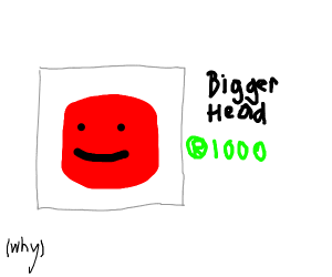 Biggerhead Roblox Hat Drawception HbcHx1kmY9 