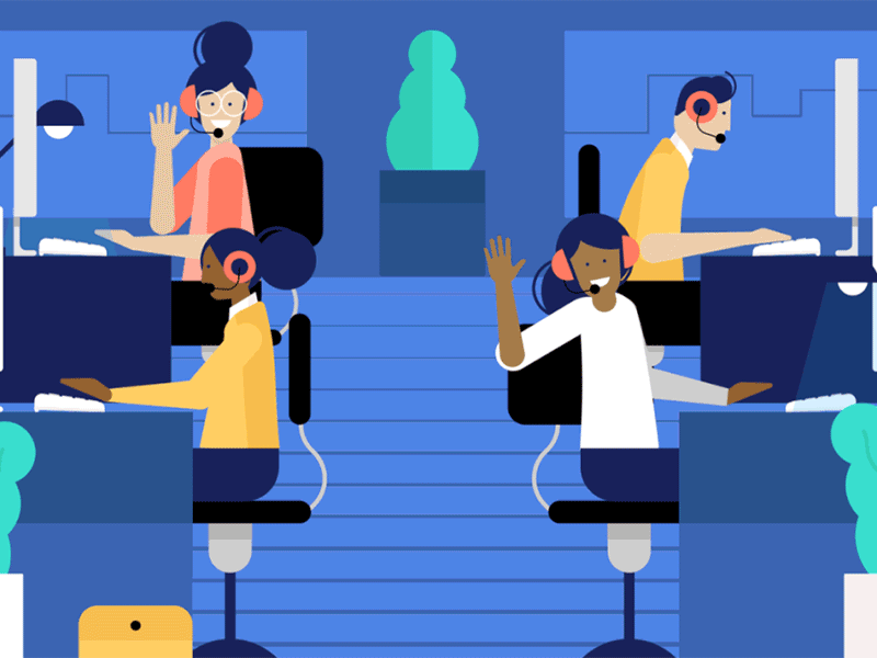 Office animation by jones&co on dribbble