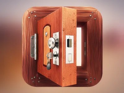 App Icon Design Wooden Door By Ui8 On Dribbble