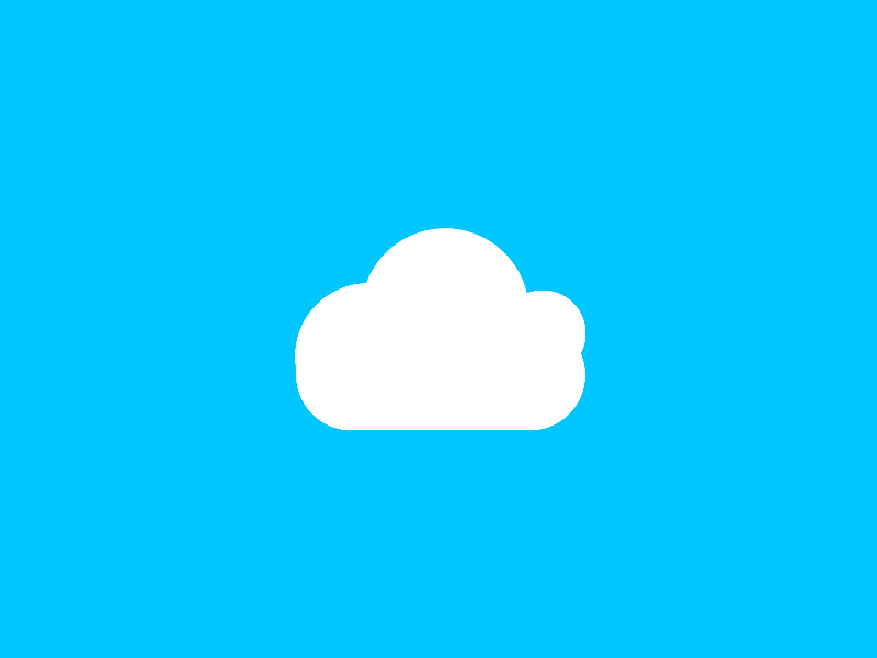 Loading Cloud By Flowtuts On Dribbble