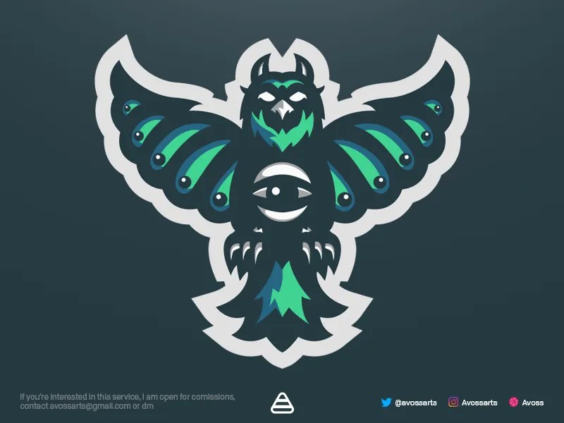Logo Esport Logo Esport Burung Hantu