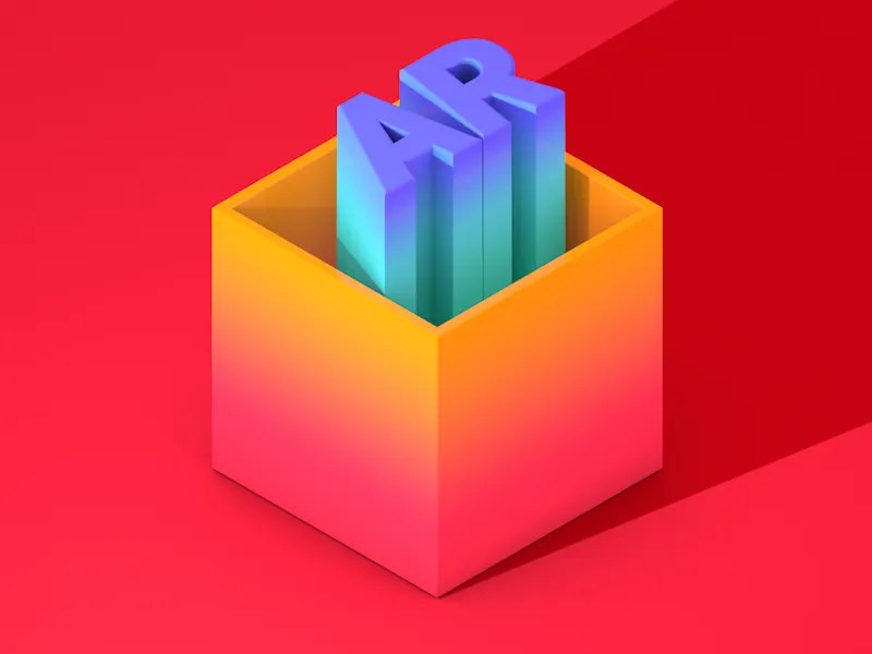 3d Ar Logo By Gabriel Picard On Dribbble