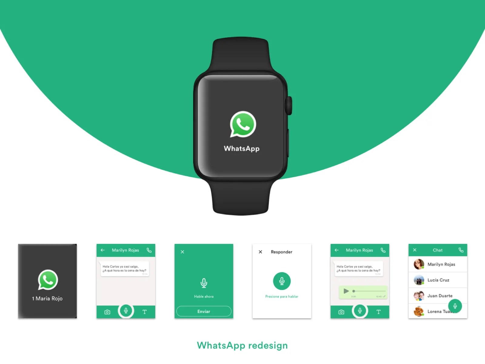 Whatsapp Redesign By Marilyn Castro On Dribbble