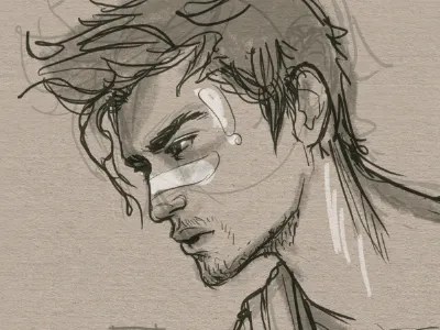 To step to the following conundrum, . Sketch Of A Guy By Sue Lockwood On Dribbble