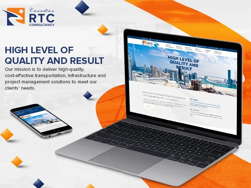 Website For Civil Engineering Firm By Design Team For Konstant