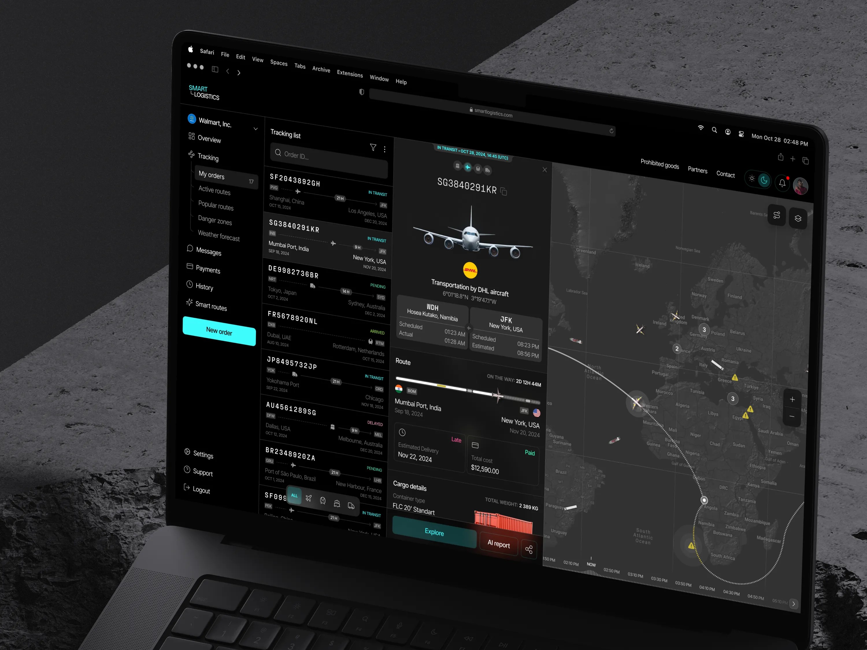 Cargo Delivery Admin Portal By Conceptzilla On Dribbble - Ultra HD City Photos for Desktop