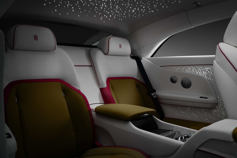 Rolls-Royce's Spectre, its first all-electric vehicle.