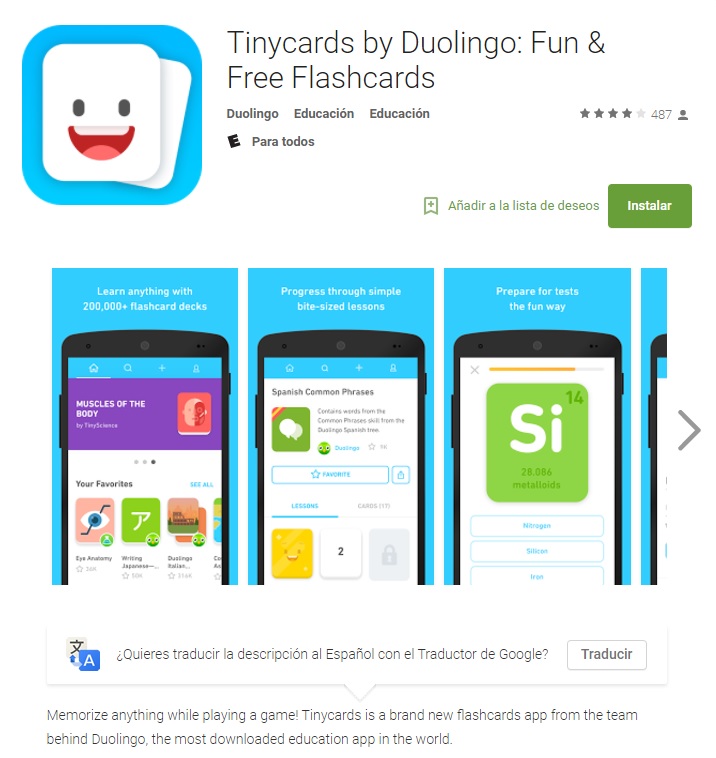 tinycards duolingo espanol tinycard4