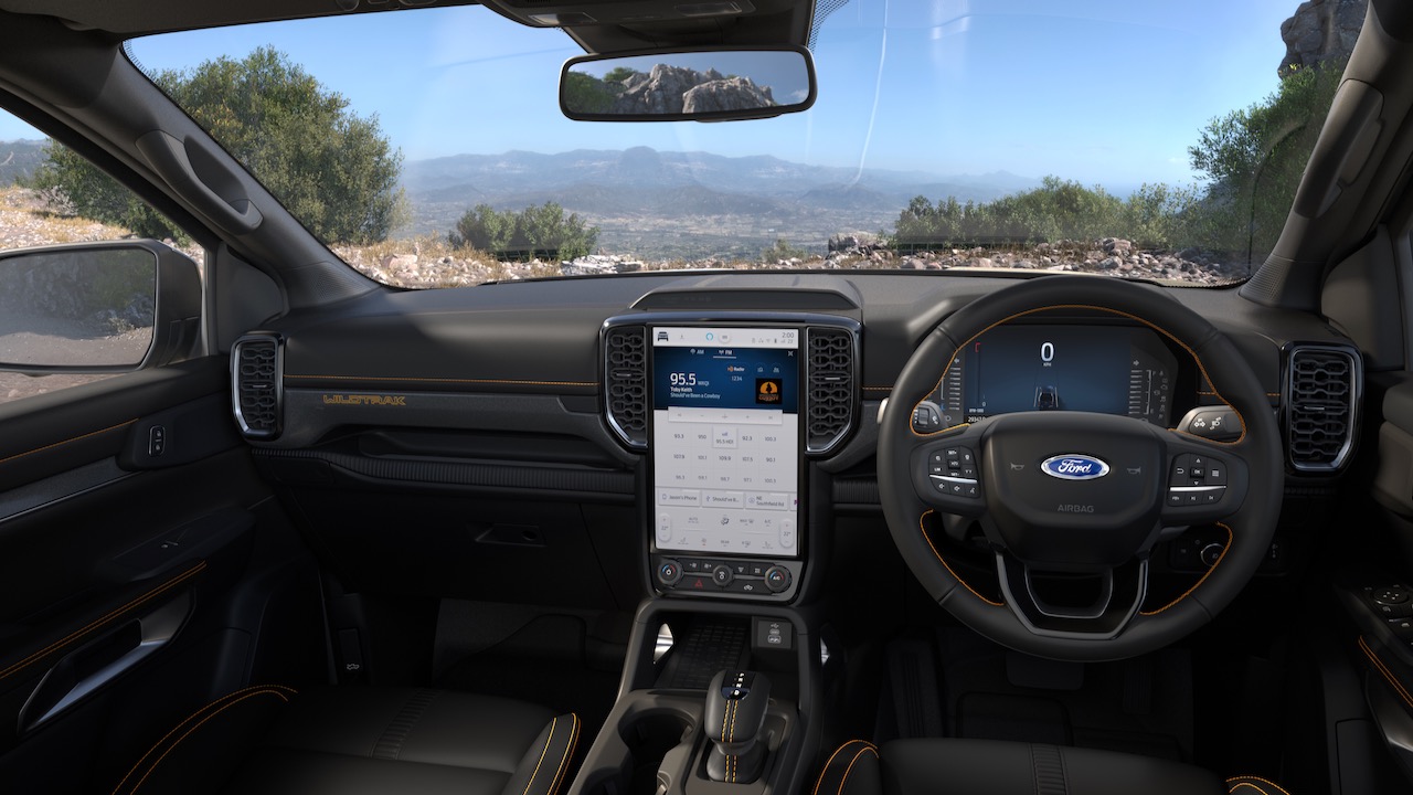 ford ranger global 2023 next gen widtrak interior 4