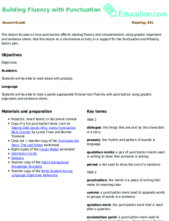 Browse first grade math lesson plans with detailed activity descriptions or compare against state math curriculum standards. Lesson Plans For Second Grade Reading Education Com