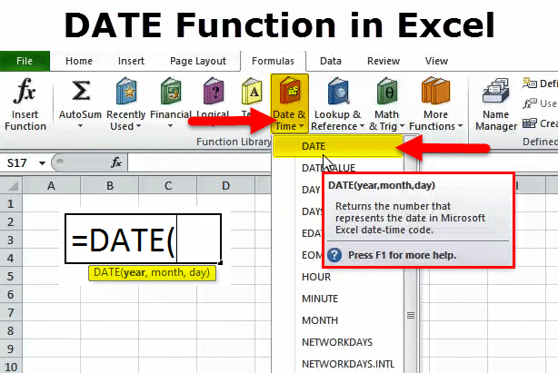 Day Name Excel