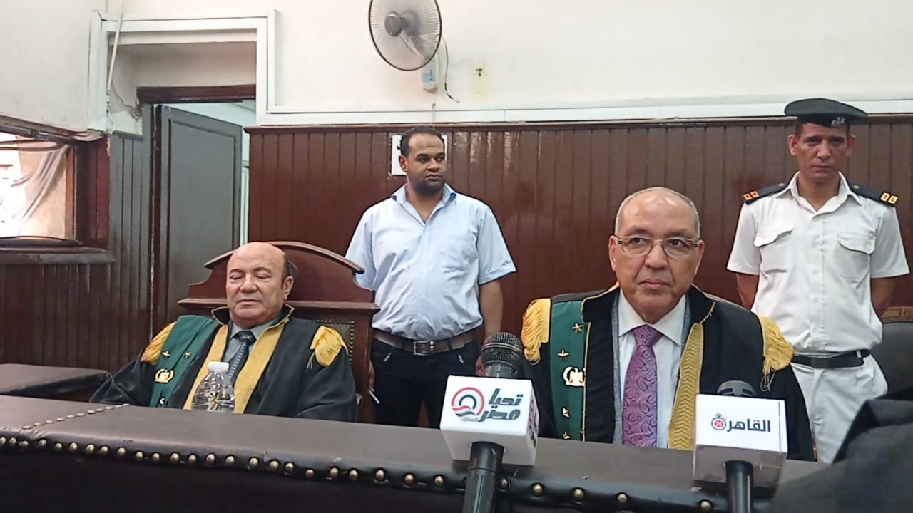 جانب من جلسة محاكمة المتهم بقتل فتاة البراجيل- أرشيفية