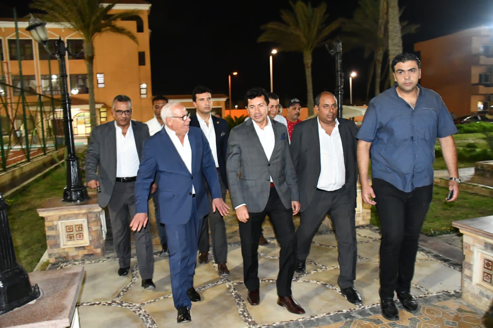 أشرف صبحى يتفقد المدينة الرياضية والمدينة الشبابية ببورسعيد