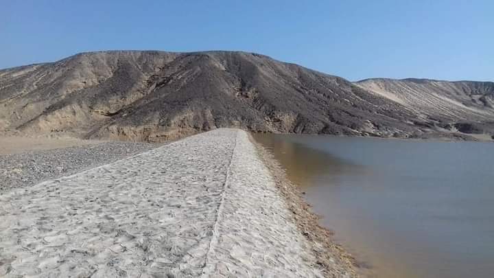 إحدى مشروعات وزارة الري للحماية من أخطار السيول 