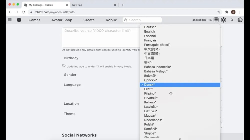 How To Change Language In Roblox How To Change Language In