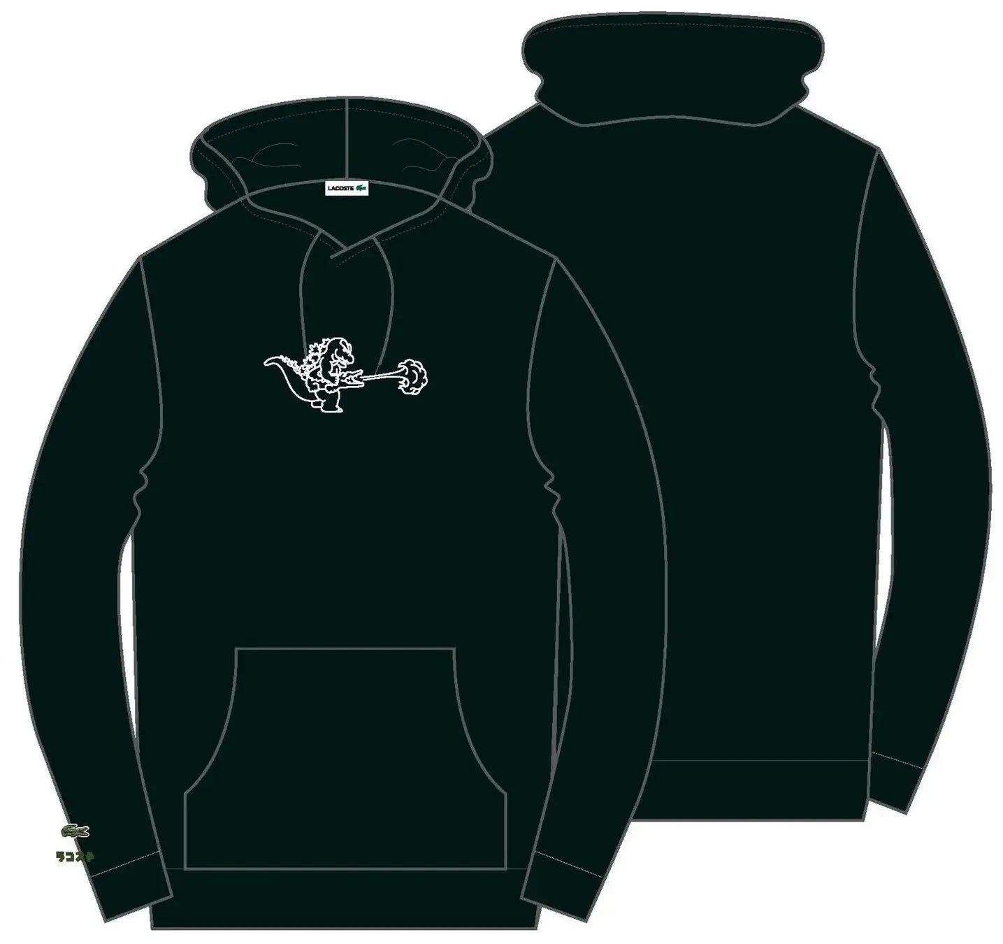 Lacoste Godzilla collab 9