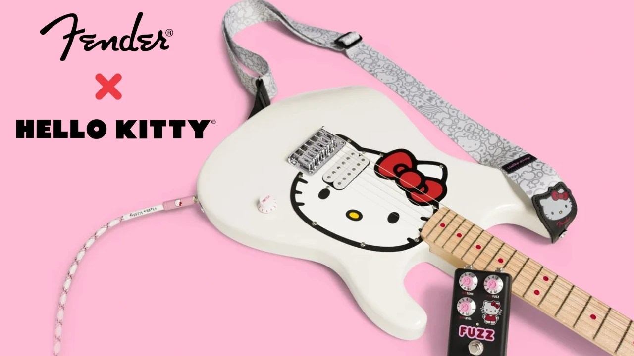 Fender x Hello Kitty collab