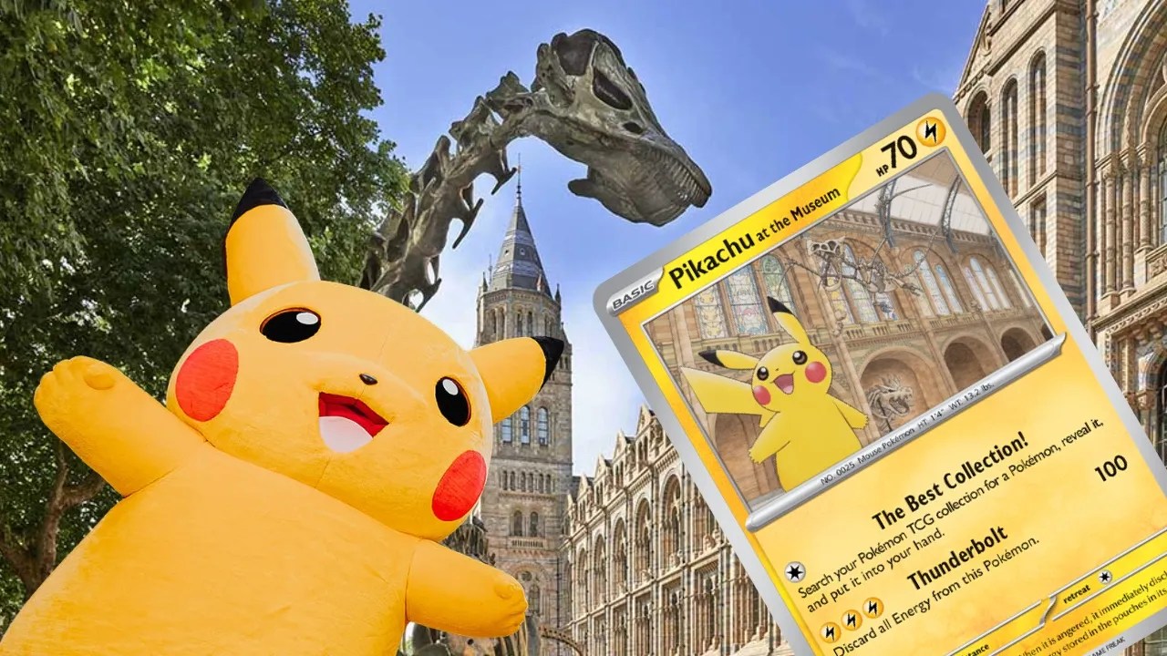 トレーディングカード 2枚Pikachu at the Museum ピカチュウ ロンドン
