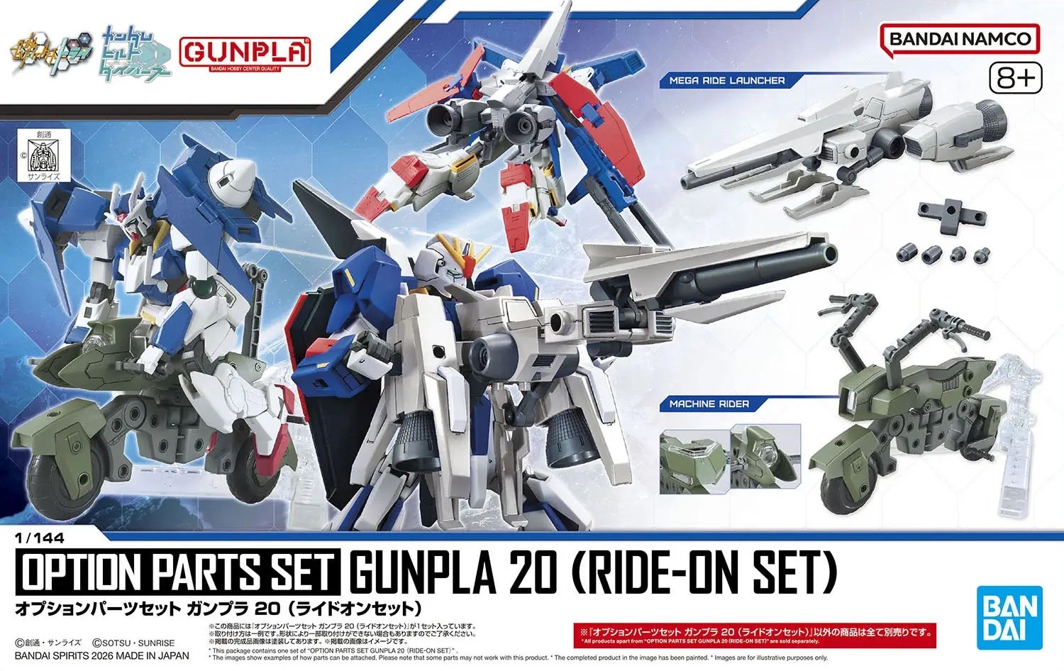 Option Parts Set Gunpla 20 (Ride On Set) gundam 1