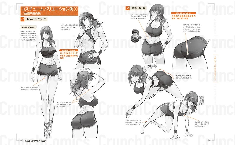How to Draw Muscle Girls for the First Time 2