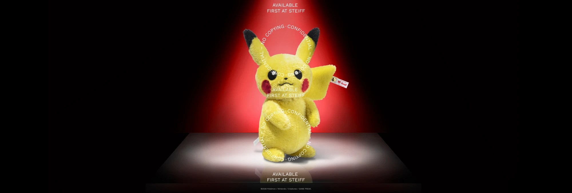steiff pikachu