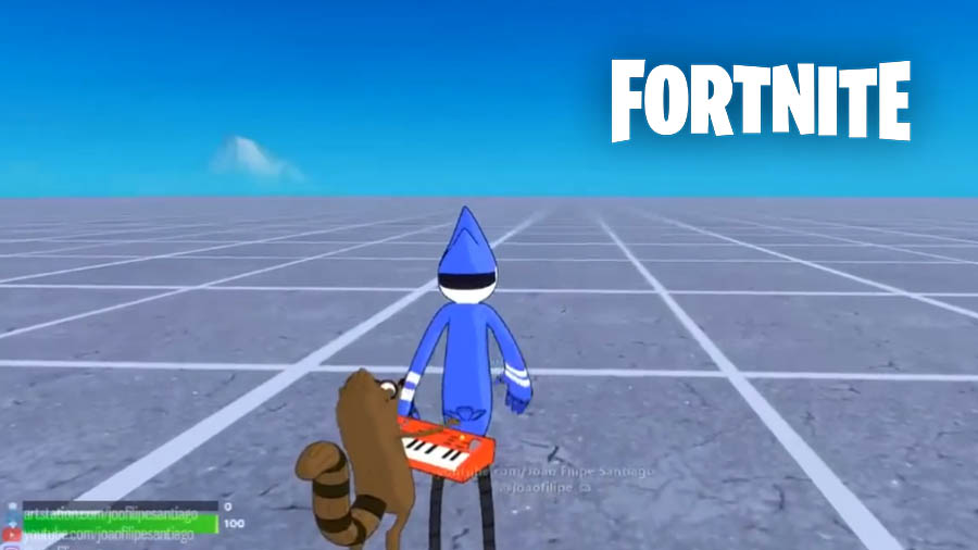 Regular Show In Fortnite The Players Went Back In Time Thanks To This Rv4gte2 