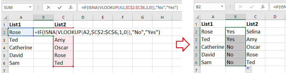 Noch einer beißt ins gras) ist ein lied von queen aus dem jahr 1980, das von john deacon geschrieben wurde und auf . How To Check If One List Against Another In Excel