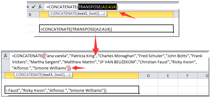 In the formula box, enter =a1&b1&c1 and press enter. How To Combine Multiple Rows To One Cell In Excel