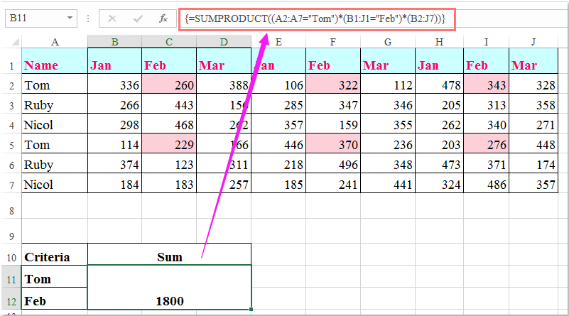 To add numbers in a range based on multiple criteria, . How To Sum Based On Column And Row Criteria In Excel