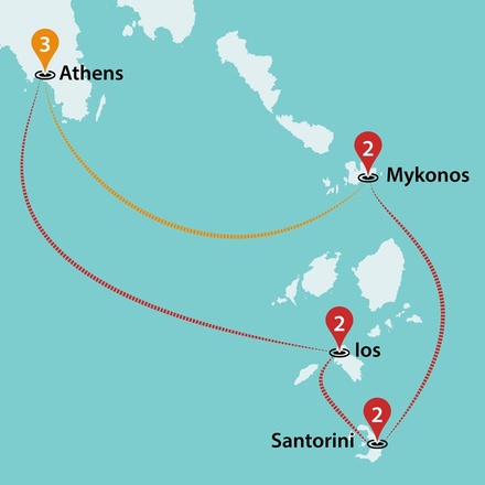 For example, a map of a mall may have symbols that reveal bathrooms,. Find Touring Holidays To Athens Mykonos
