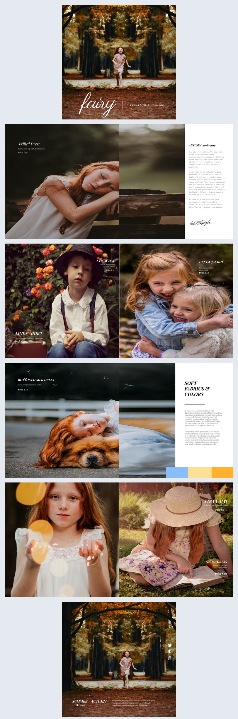 Free Kids Fashion Catalog Template Flipsnack