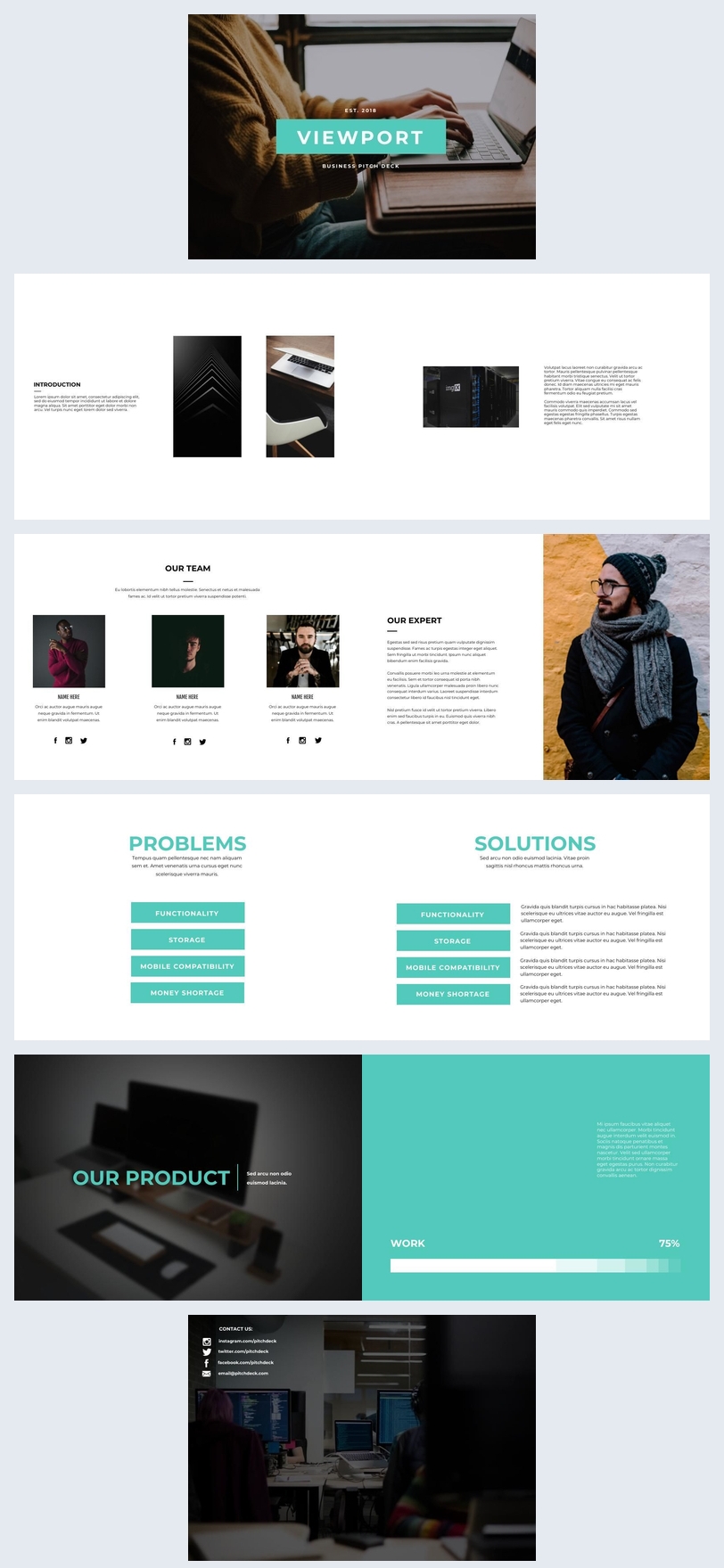 Modern Business Brochure Template Design Flipsnack