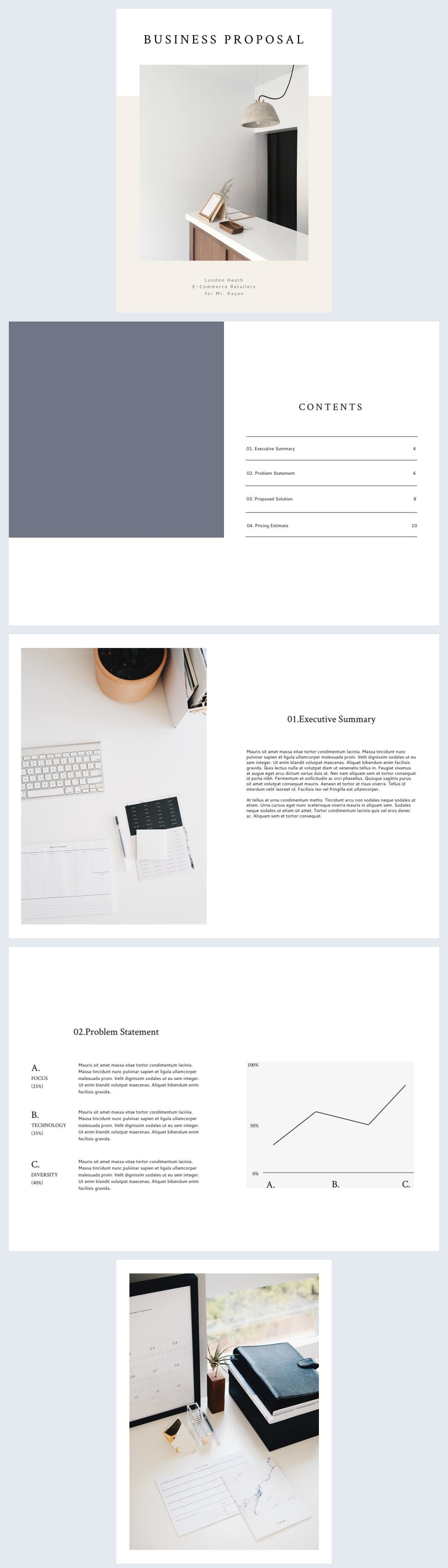 Elegant Business Proposal Template Flipsnack