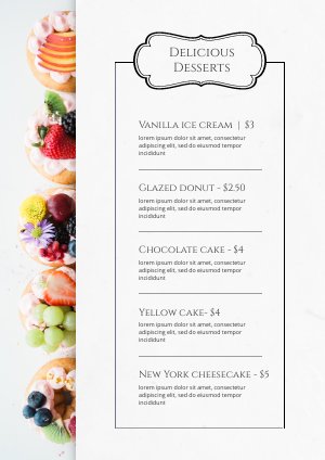 Free Menu Templates Design Ideas Flipsnack