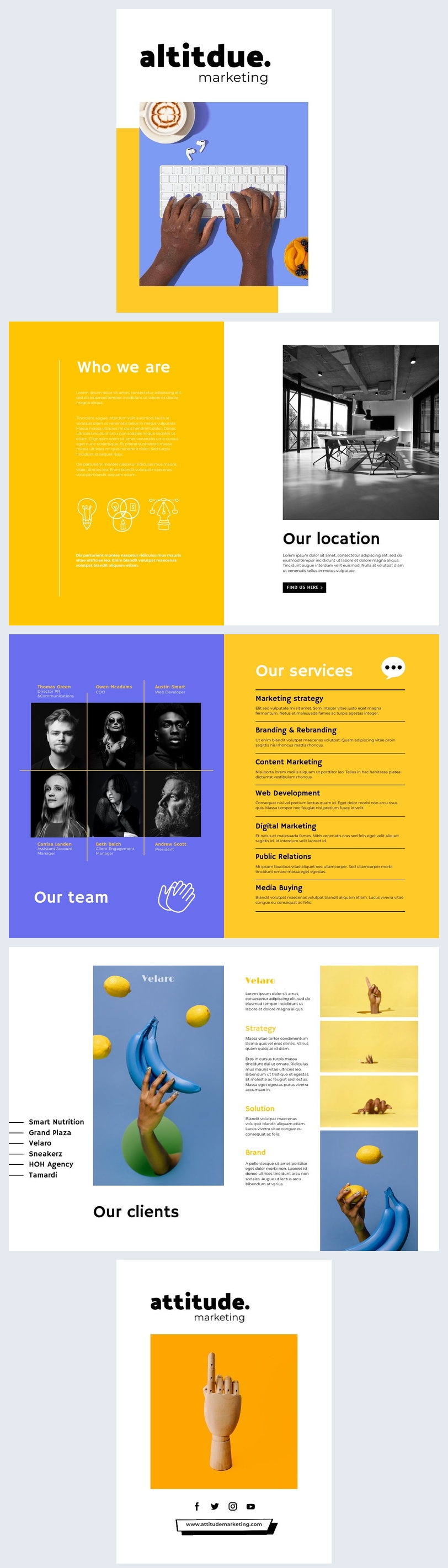 Free Interactive Marketing Brochure Design Template Flipsnack