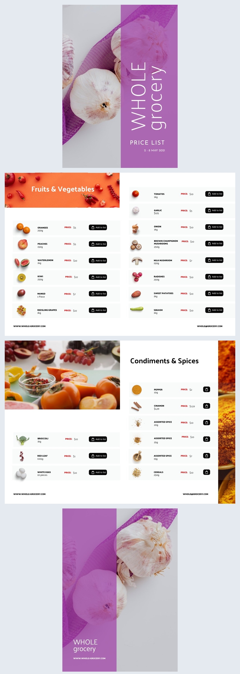 Free Editable Wholesale Price List Template Flipsnack