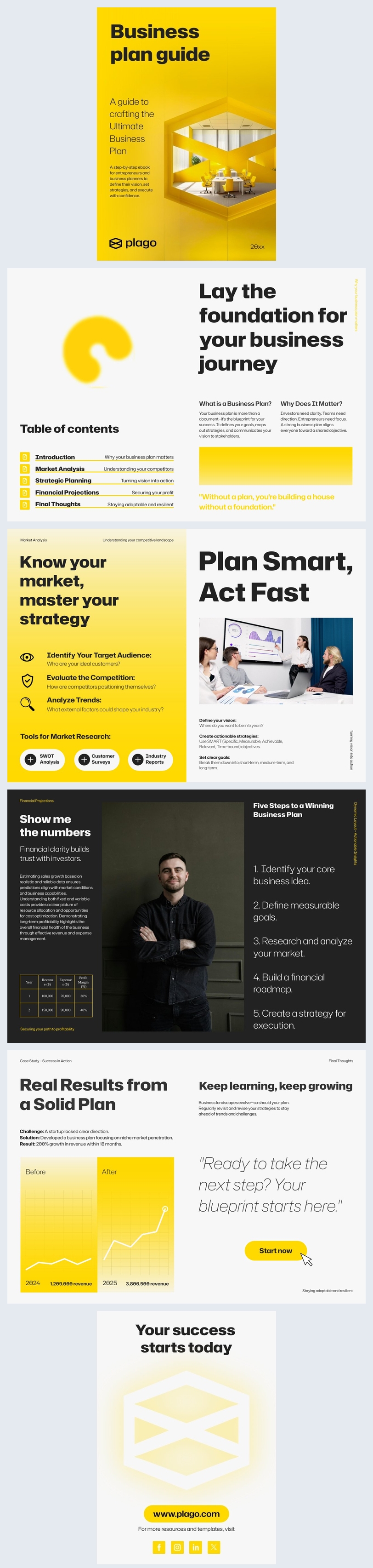 Engaging Business Plan Guide Template Flipsnack