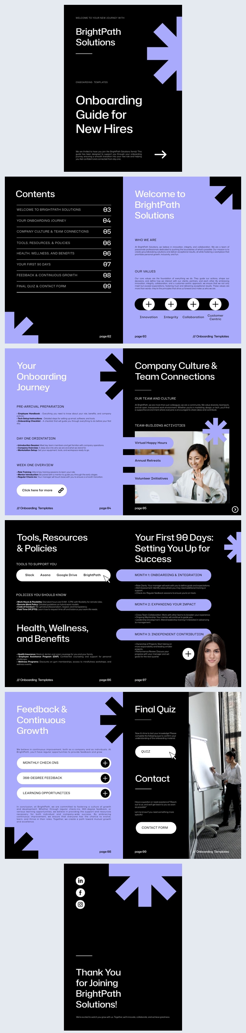 Professional Onboarding Guide For New Hires Template Flipsnack